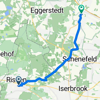 Hegelingenstieg, Hamburg nach Gustavstraße, Halstenbek