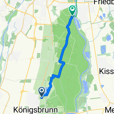 Ludwig-Martini-Straße, Königsbrunn nach Augsburg