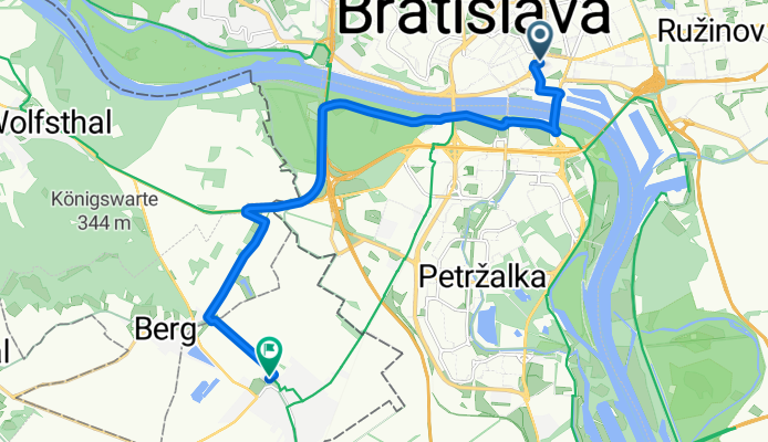 Továrenská, Bratislava I až Dr Ladislaus Batthyanyplatz, Kittsee