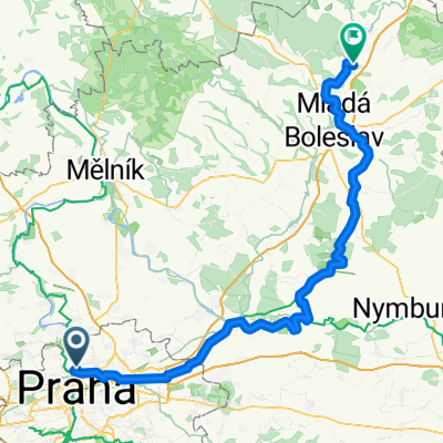 Prague to Bakov nad Jizerou