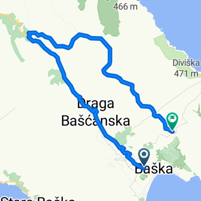 Route from Pešćivica