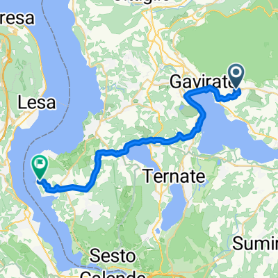 Via al Lago, Comerio nach Via Fornetto, Angera