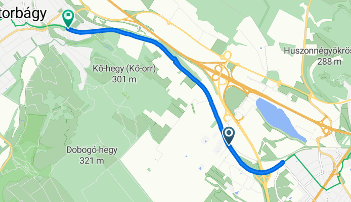 Torbágy utca - Hunor utca
