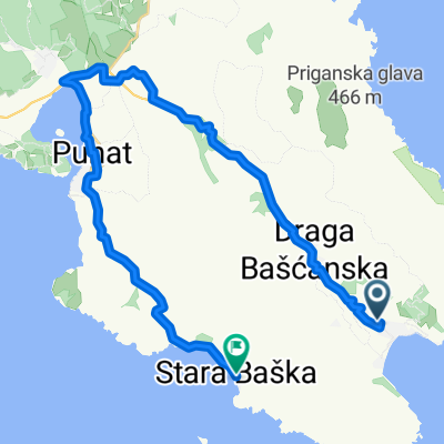 Pešćivica to Stara Baška