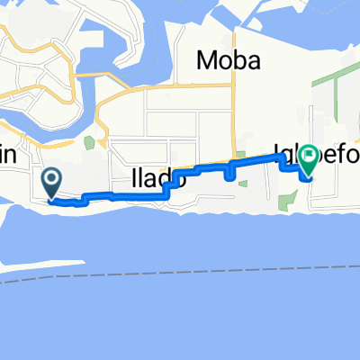 Water Corporation Drive to Yemi Adetayo Street