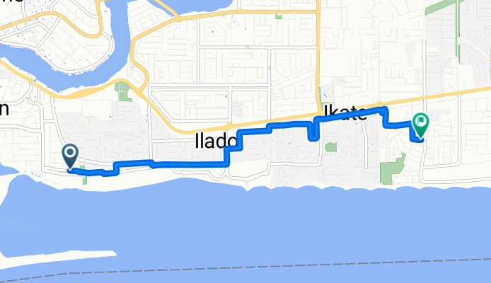 Water Corporation Drive to Yemi Adetayo Street