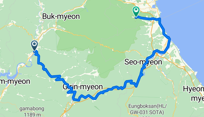 인제읍 218-2 ~ 설악동 246-46