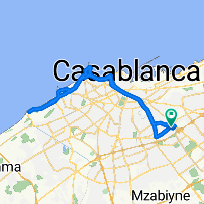 Rue 16, Casablanca à Rue 21, Casablanca
