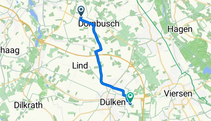 Bocholt, Nettetal nach Heesstraße, Viersen