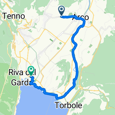 Via San Marcello, Arco nach Largo Bensheim, Riva del Garda