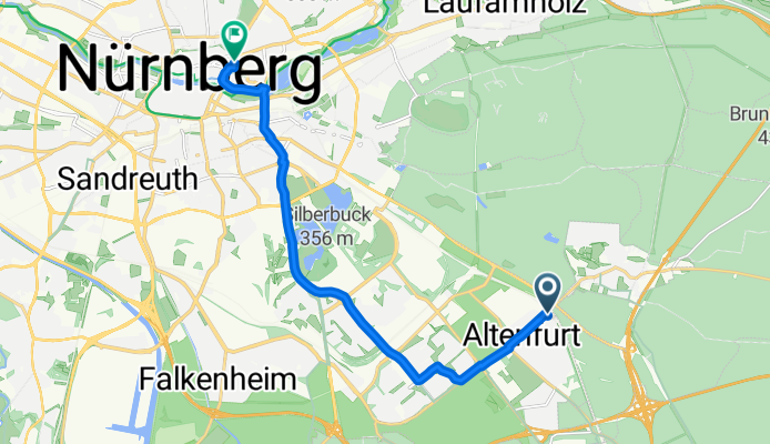 Preysingstraße, Nürnberg nach Laufer Tor, Nürnberg