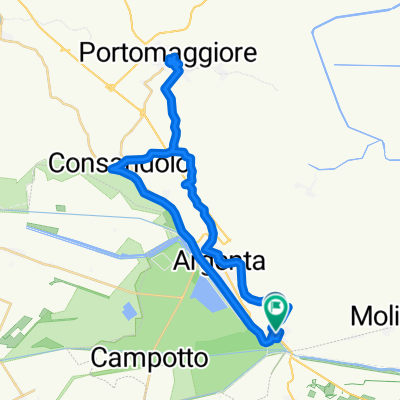 Via Cesare Battisti, Argenta a Via Antoline, Argenta