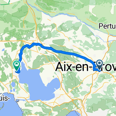 Avenue Robert Schuman, Aix-en-Provence nach Boulevard Léon Jouhaux, Istres