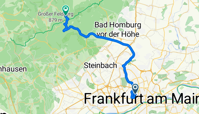 Eppsteiner Straße, Frankfurt am Main nach L 3004, Schmitten im Taunus