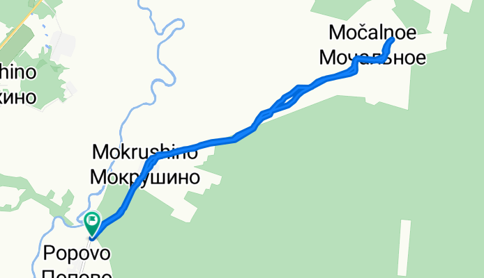 Маршрут на 22Н-1933, Городецкий район