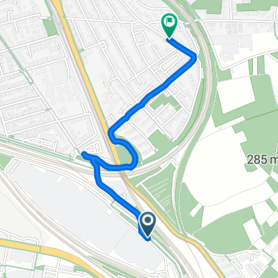 Alte Untertürkheimer Straße, Stuttgart nach Ebitzweg, Stuttgart