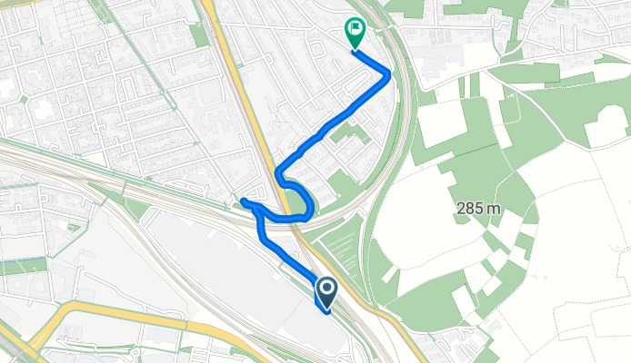 Alte Untertürkheimer Straße, Stuttgart nach Ebitzweg, Stuttgart