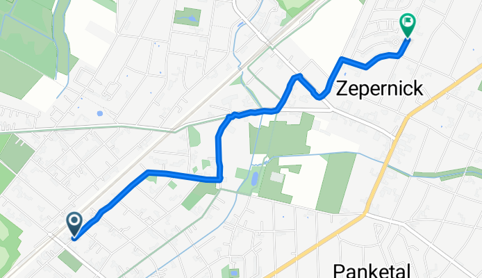 Heinestraße, Panketal nach Oderstraße, Panketal