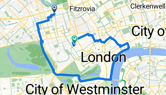 Marylebone High Street, London to New Burlington Street, London