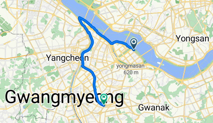 여의동로, 서울특별시에서 신림동, 서울특별시까지