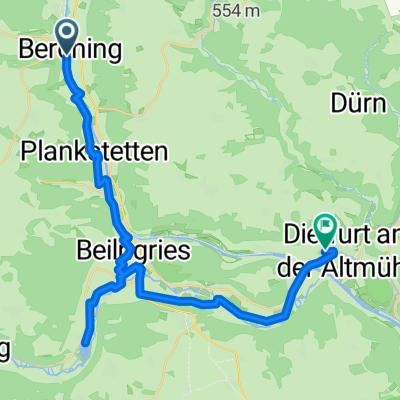 Uferpromenade nach Fliederweg