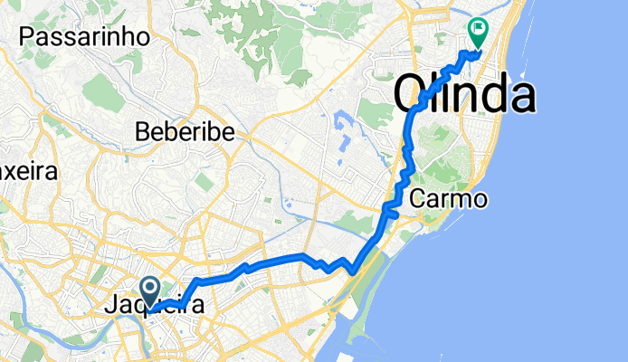 Pista de Caminhada, Recife a Rua Manoel dos Santos Moreira, Olinda