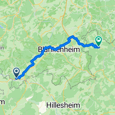 Burgbering, Dahlem nach Nordstraße, Wershofen
