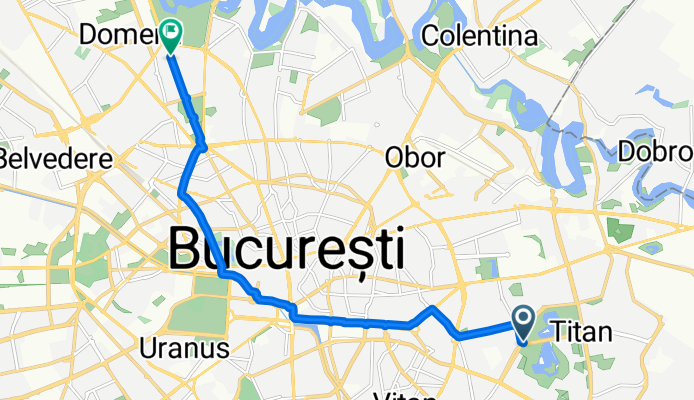 Strada Liviu Rebreanu, Bucharest to Piața Arcul de Triumf, Bucharest