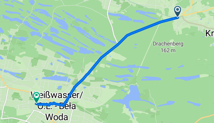 Geschwister-Scholl-Straße, Krauschwitz nach Hermannstraße, Weißwasser/Oberlausitz