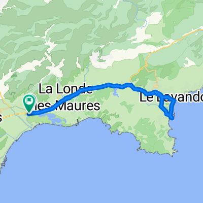 Route des Vieux Salins, Hy猫res 脿 Route des Vieux Salins, Hy猫res