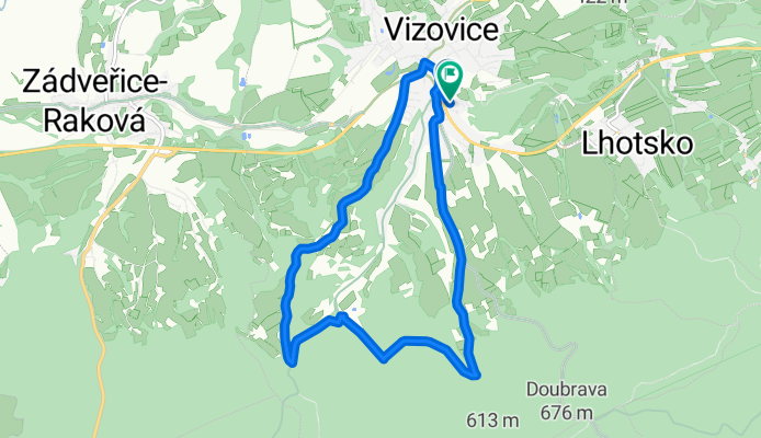 Vizovice, Janův hrad, Trvajka, Vizovice