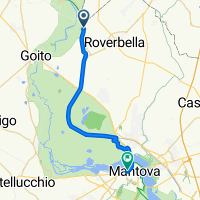 Ciclovia Mantova-Peschiera nach Via Saverio Bettinelli