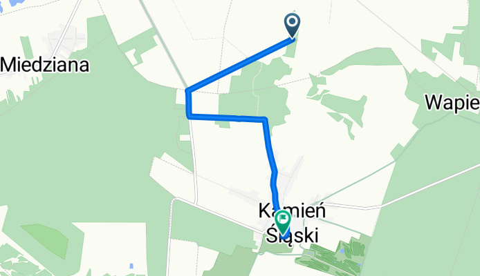 św. Jacka do plac Myśliwca