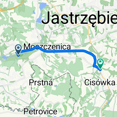 Komuny Paryskiej, Jastrzębie-Zdrój do Ks E Płonki, Jastrzębie-Zdrój