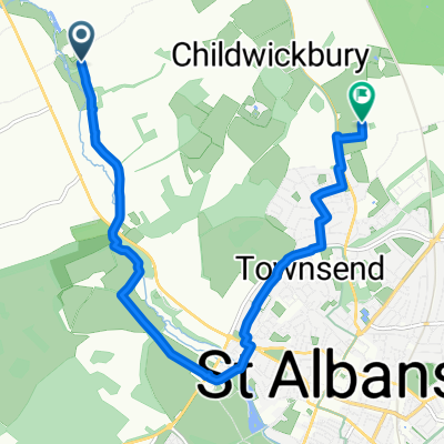 Beesonend Lane, St Albans to Harpenden Road, St Albans