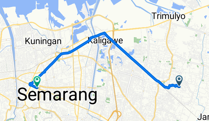 Blok A No.33 to Jalan Pandanaran