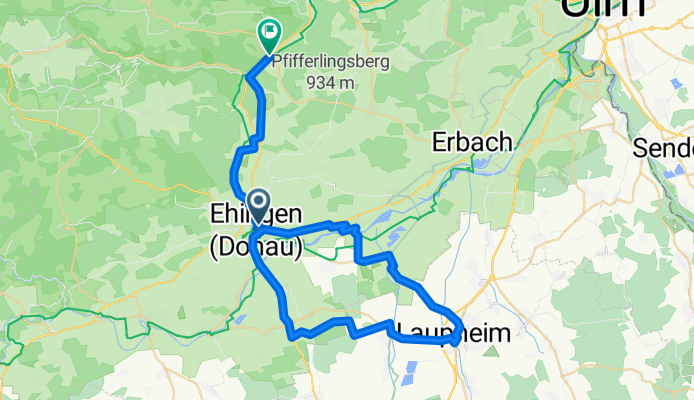 Ehingen-Laupheim und zurück