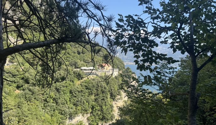 Foto 1 de la ruta de Bikemap "Via al Còr, Nago-Torbole to Pregasina, Riva del Garda"