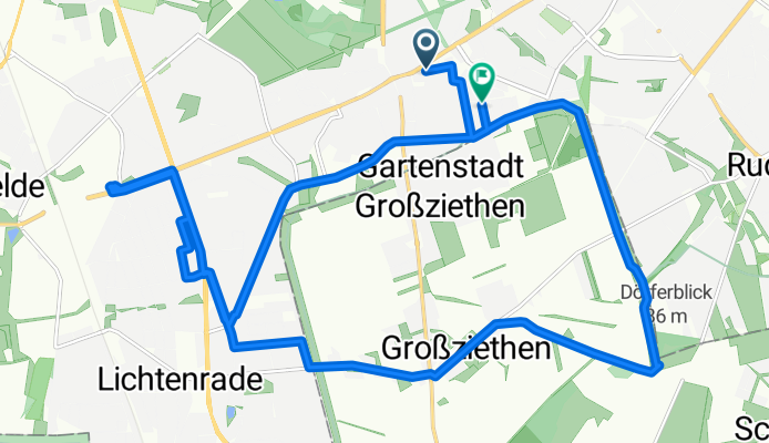 Johannisthaler Chaussee, Berlin nach Landreiterweg, Berlin