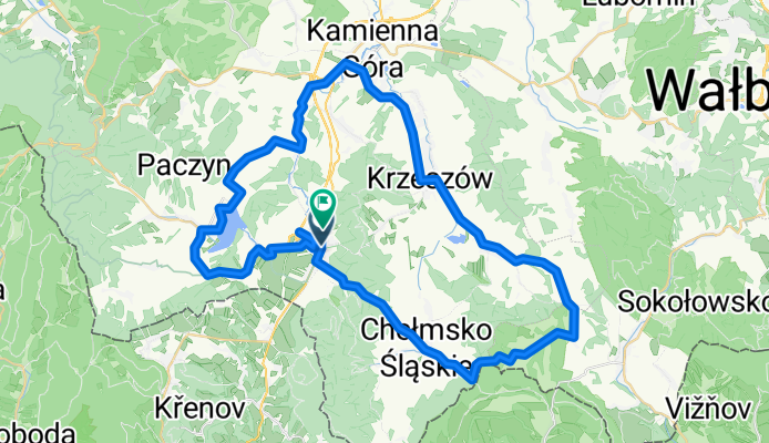 Dworcowa, Lubawka do Kamiennogórska, Lubawka
