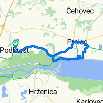 Ulica Stjepana Vojvode, Podbrest to Ulica Stjepana Vojvode, Podbrest