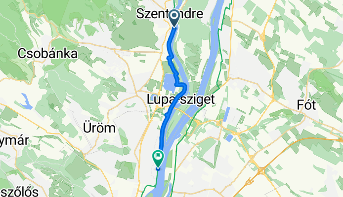 Belváros, Szentendre to Római part, Budapest