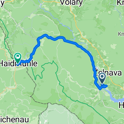 Černá v Pošumaví nach Ludwigsreuter Straße