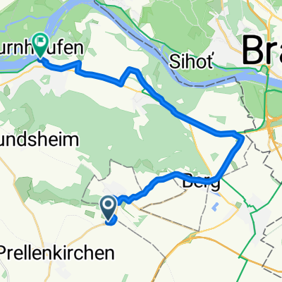 Kellergasse, Prellenkirchen to Donaulände, Hainburg an der Donau