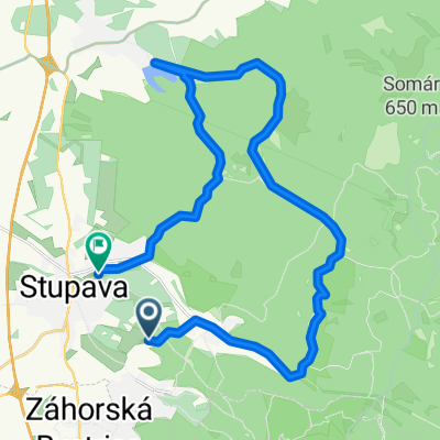 Stupava, Stupava to Debnáreň, Stupava