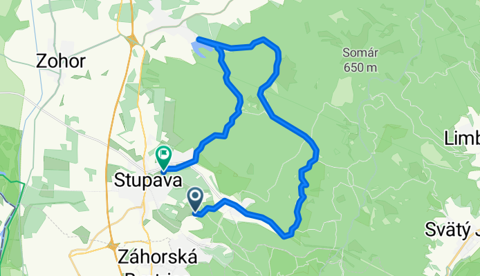 Stupava, Stupava to Debnáreň, Stupava