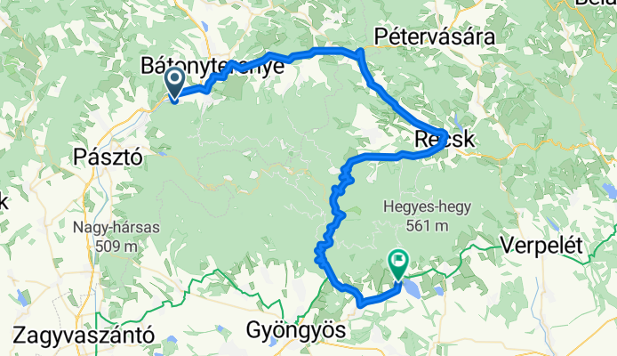 Petőfi út, Mátraverebély - József Attila utca, Markaz