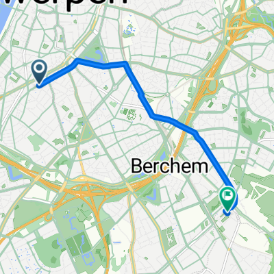 Paleisstraat naar Pansgatelaan Garmin Varia RTL 515