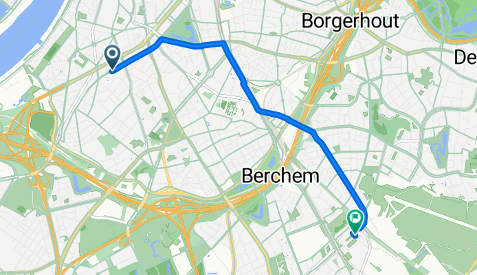 Paleisstraat naar Pansgatelaan Garmin Varia RTL 515