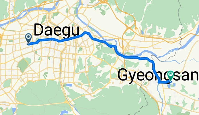 평리동, 대구광역시에서 계양로35길, 경산시까지
